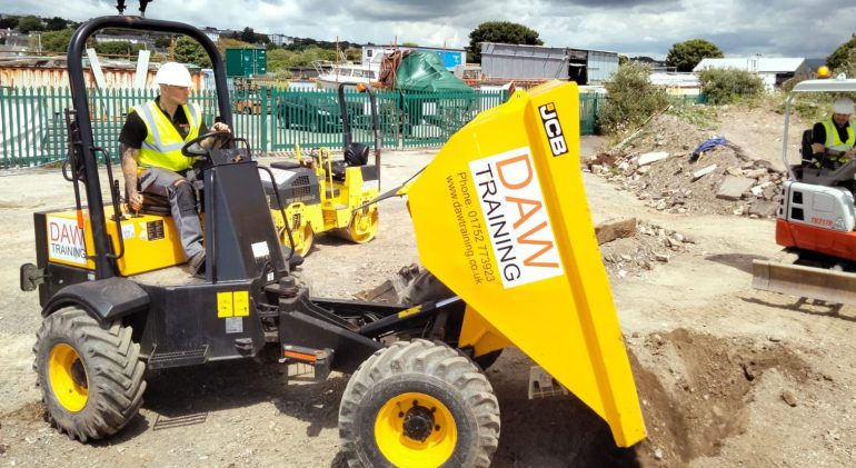 Forward Tipping Mini Dumper Training in Plymouth, Devon, and Cornwall